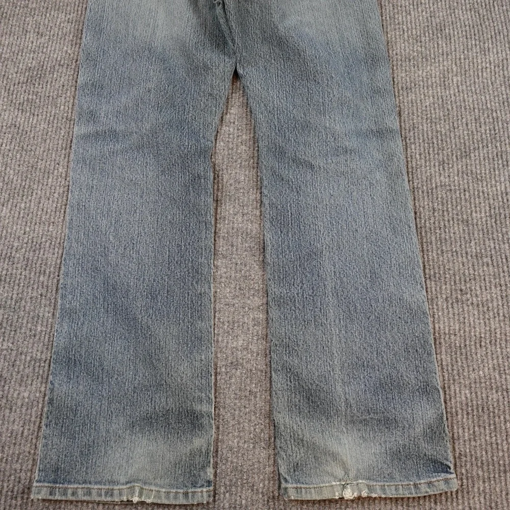 Ariat Rebar M5 Straight Jeans Mens 34x32 (32x30) Blue Distressed Denim Workwear
